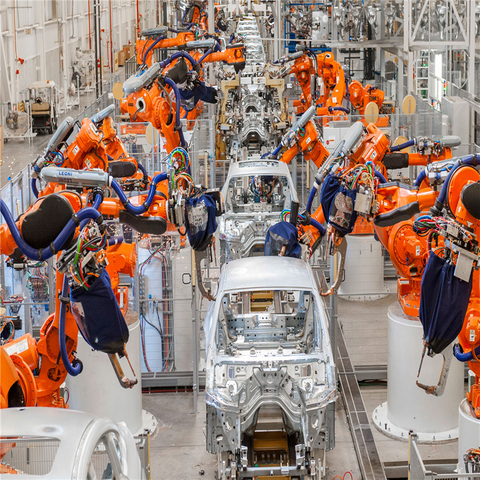 骠马汽车生产线汽车自动焊接机器人